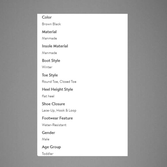 Toddler Boys Water & Skid Resistant Temperature Rated Winter Duck Boots Size 10 - Picture 5 of 11